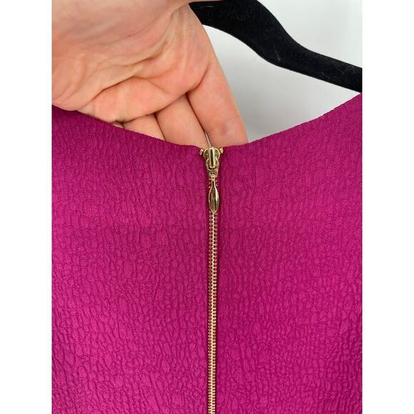 Rebecca Vallance Diana Embellished Cloque Gown in Grape Magenta size US 8 UK 12 - Picture 9 of 12